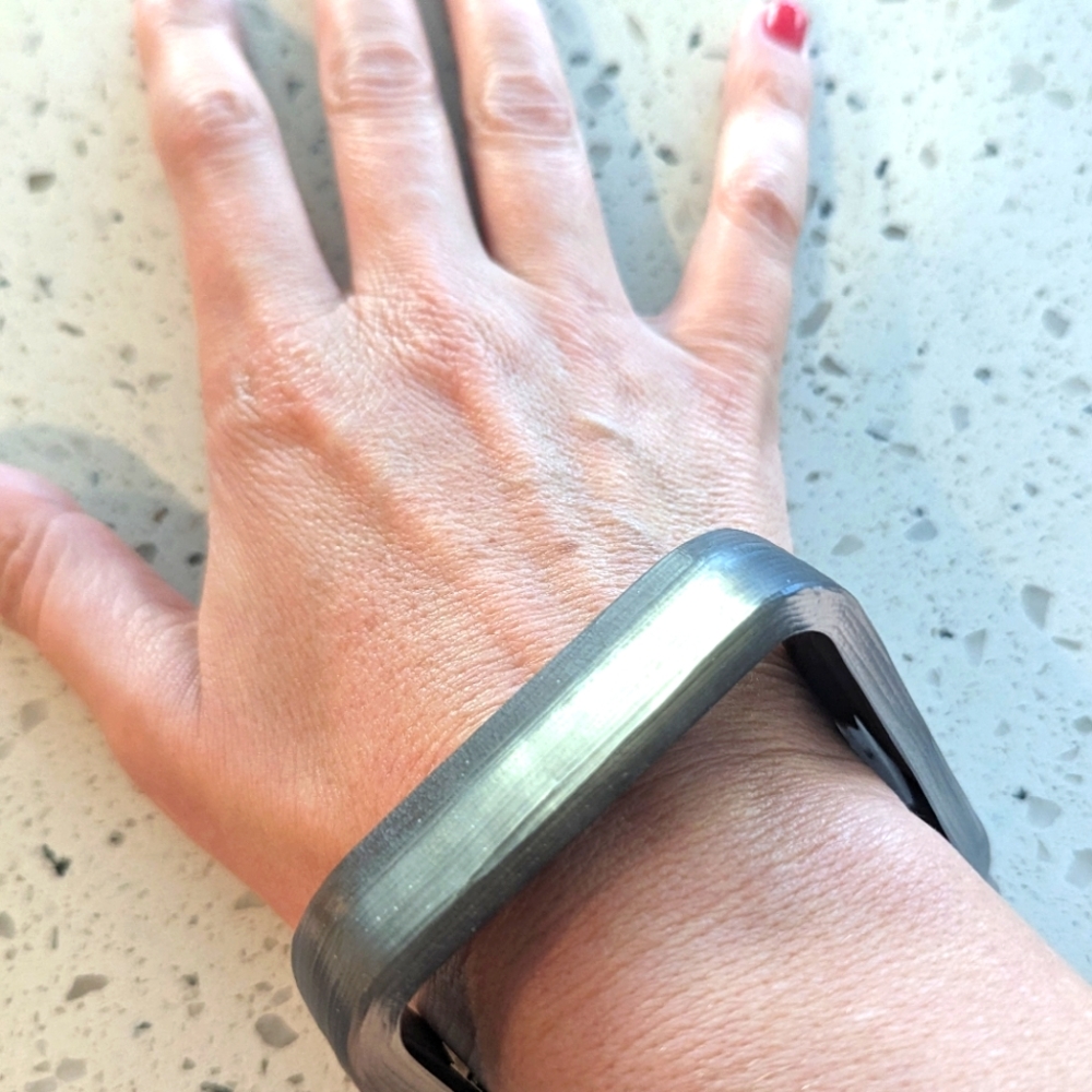 Alexis Bittar lucite square bangle